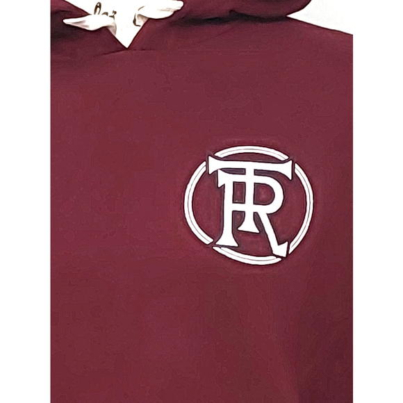 True Religion Brand Jeans Playoff Champs Raglan Hoodie Sweatshirt Size Large NWT - Picture 7 of 16